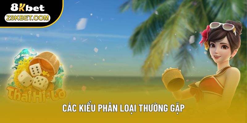 Các kiểu phân loại thường gặp
