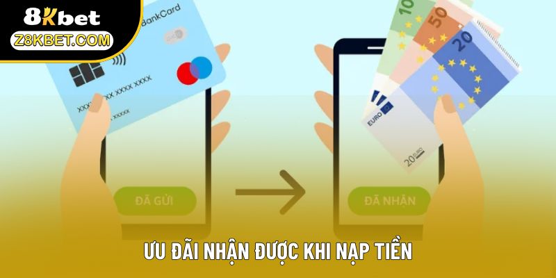 Ưu đãi nhận được khi nạp tiền